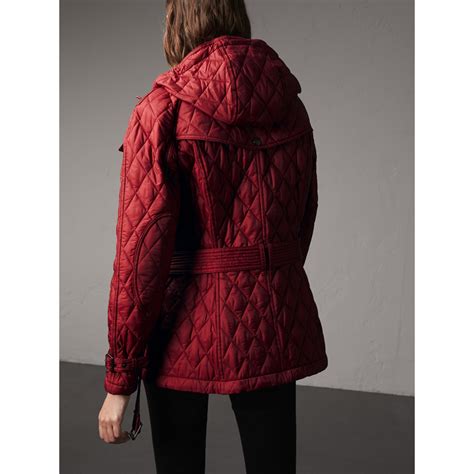 burberry quilted jacket with hood womens